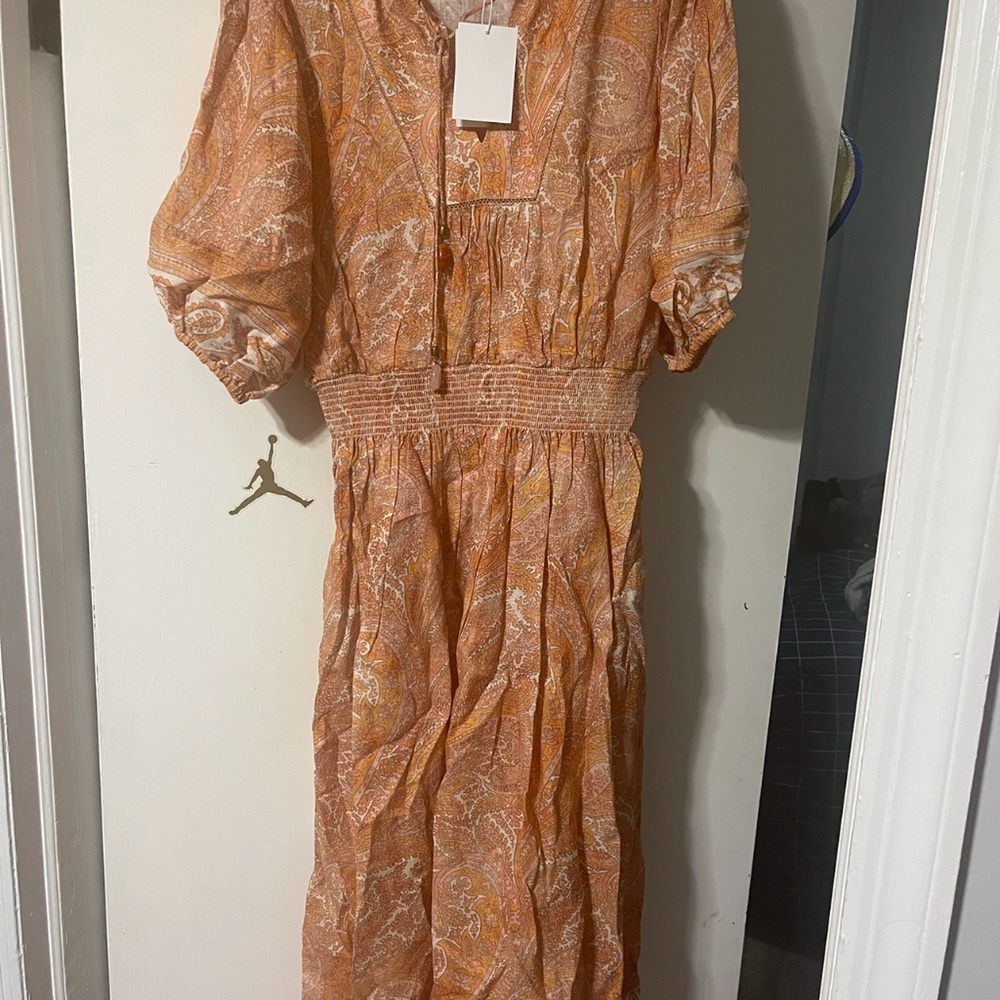 Authentic Zimmermann Brighton Shirred waist dress - Picture 3 of 7